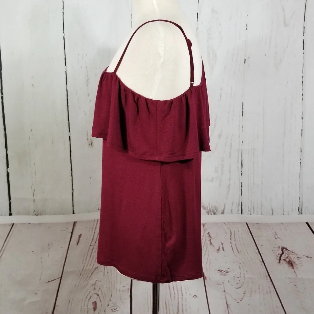 PINK ROSE Women's One-Shoulder Top - Picture 3 of 6